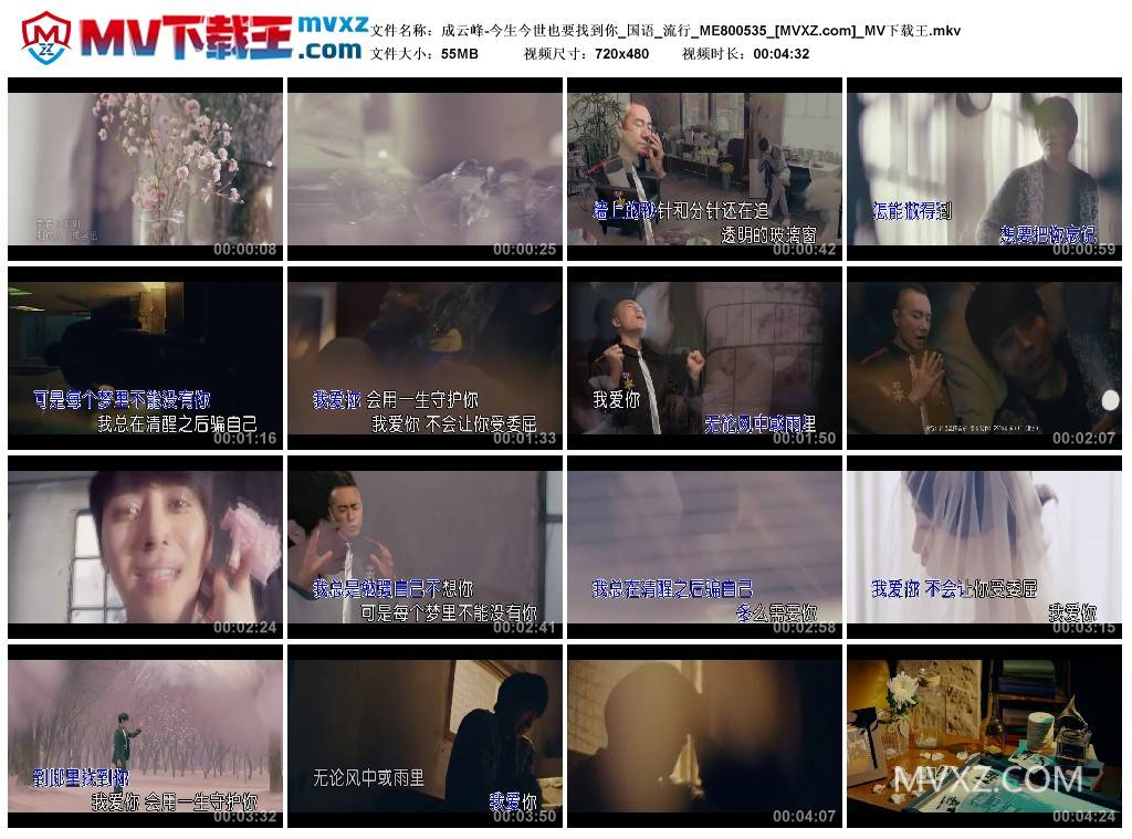 成云峰-今生今世也要找到你_国语_流行_ME800535